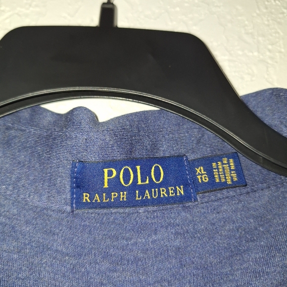 Polo Ralph Lauren Blue Polo Short Sleeve Collared Shirt Size XL - Picture 6 of 6